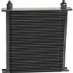 Derale Performance; Series 10000 Stack Plate Oil Cooler; 40 Row; with Straight -6AN Adapter Fittings; 13" x 12-7/8"