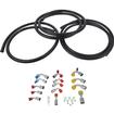 Vintage Air; Beadlock 14-Fitting Extended Length Refrigerant Hose Kit without Drier for 134a Beadlock; 547001