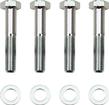 1-3/4"Chrome Plated  Fan Spacer Bolt Set with Bow Tie Logo