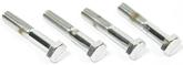 1-3/4" Stainless Steel Fan Spacer Bolt Set with Bow Tie Logo