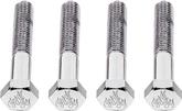 2-3/4" Chrome Plated Fan Spacer Bolt Set with Flames Logo