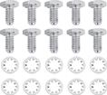 1969-1981 GM Timing Cover Bolts Chrome 350 Logo