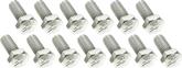 TH200 / TH350 / TH400 / Powerglide Stainless Transmission Pan Hex Head Bolt Set with Bow Tie Logo