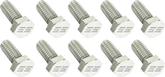Stainless Steel 10 Bolt Defferential Cover Hex Head Bolt Set with SS Logo (5/16"-18 X 3/4")