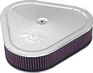 K&N Triangular Shape Air Cleaner Assembly with 3" Element and Vent Kit