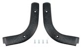 1960-65 Falcon / Ranchero Outer Seat Hinge Covers with Bench Seat