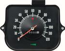 1968 Chevelle Speedometer; 120 MPH; without Speed Warning 