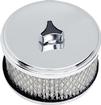 4" x 2-7/8" Deluxe Chrome Air Cleaner with Tri-Star Nut