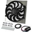 Derale Performance; Single 17" High Output Radiator Fan and Aluminum Shroud and PWM Controller Set; 18''W x 18''H x 3''D