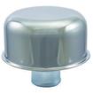 Push-In Breather Cap; Open Style; Small 3/4" Neck; Fits PVC Opening; Chrome