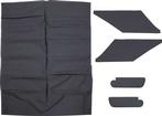 1968-72 Nova 4-Door Sedan Headliner/Sail Panel/Visors Basketweave (Black)