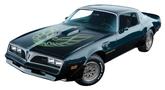 1973-78 Trans-Am Black / Light Green / Dark Green Decal Set