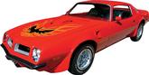 1973-78 Trans-Am Black /Light Orange / Dark Orange Decal Set