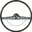 1963 Impala; Steering Wheel; with Horn Ring; Standard and SS; Black