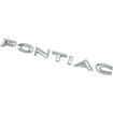 1966-69 Pontiac Lemans, Tempest, GTO; PONTIAC Nameplate Trunk Letter Set; Die-Cast Emblem