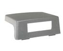 1987-93 Mustang; Console Armrest Delete Panel; Smoke Gray