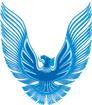 1981 Trans AM Blue Hood Bird Decal