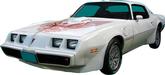 1981 Trans AM 2 Color Light Charcoal / Dark Charcoal Decal Set