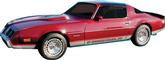 1980-81 Firebird Formula Gold Turbo Conversion Decal Set