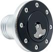 Ridetch 1962-67 Chevy II / Nova Direct Fit Billet Fuel Filler Assembly - Black Anodized Finish