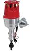 MSD; Ford 289/302; Billet Distributor; Ready-To-Run; With Iron Gear And Rev Limiter; Red