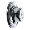 1965-66 Ford/Mercury; 289 SBF; Chrome Water Pump Pulley; 1-Groove; 6-3/16"