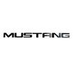 1999-04 Ford Mustang; "MUSTANG" Embossed Rear Bumper Letter Decal Set; Black