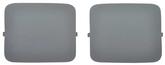 1987-89 Ford Mustang; Shock Access Hole Covers; Gray; Hatchback