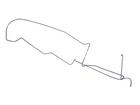 1965-66 Mustang; V8; 5/16" Steel Gas Tank To Fuel Pump Line