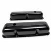 1958-76 Ford Big Block Tall Steel Valve Covers; 352, 360, 406, 410, 427, 428; Black