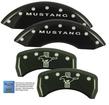 2005-09 Ford Mustang; MGP Caliper Cover Set; Front: Mustang/Rear: Pony; Black
