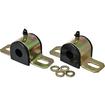 5/8" Sway Bar Bushing and Bracket Set; With Greasable Performance Polyurethane Bushings; LH and RH; Includes Hardware; Black