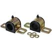 15/16" Sway Bar Bushing and Bracket Set; With Greasable Performance Polyurethane Bushings; LH and RH; Includes Hardware; Black