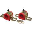 15/16" Sway Bar Bushing and Bracket Set; With Greasable Performance Polyurethane Bushings; LH and RH; Includes Hardware; Red