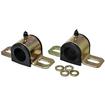 1-1/16" Sway Bar Bushing and Bracket Set; With Greasable Performance Polyurethane Bushings; LH and RH; Includes Hardware; Black