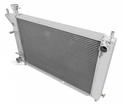 1994-95 Ford Mustang; Champion Aluminum 3-Row Radiator - Polished Finish