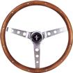 Grant; Steering Wheel; Classic Nostalgia; Hardwood Rim; 15" Diameter; 4-1/8" Dish