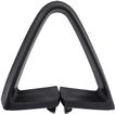 1973-81 Buick, Chevy, Pontiac, Olds; Bucket Seat Belt Guide; Triangle; Black; Each