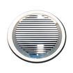 2005-11 Ford Mustang; Rear Anchor Medallions; Multi-Grooved Chrome