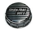2005-10 Ford Mustang; Brake Fluid Fill Cover; Multi-Grooved Chrome; With "Brake Fluid DOT 3"