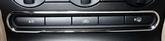 2005-09 Ford Mustang; AC/Defrost Center Buttons Bezel; Smooth Chrome