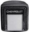 1978-91 Chevy Pickup, Blazer Suburban; "Chevrolet" Horn Cap; with Deluxe Steering Wheel; Black with Silver Accent