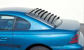1994-04 Ford Mustang; Coupe; Except Cobra; Rear Window Louvers; 1-Pc; Aluminum