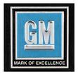 1968-72 "GM Mark of Excellence"; Seat Belt Decal; Blue; Each