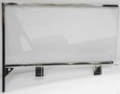 1958 Impala 2 Door Hardtop & Convertible Door Glass Assembly With Clear Glass; LH