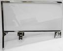1959-60 Full Size Chevrolet 2 Door Hardtop Door Glass Assembly With Clear Glass; RH