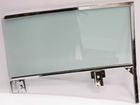 1959-60 Full Size Chevrolet 2 Door Hardtop Door Glass Assembly With Tinted Glass; LH