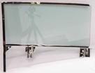1959-60 Full Size Chevrolet 2 Door Hardtop Door Glass Assembly With Tinted Glass; RH