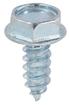 #10 x 1/2" Lg Tapping Screw with 5/16" Hex Washer Head; Zinc