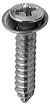 Washer Head Chrome Trim Screw, #8 x 5/8" With Small Flush Free Spinning Washer
